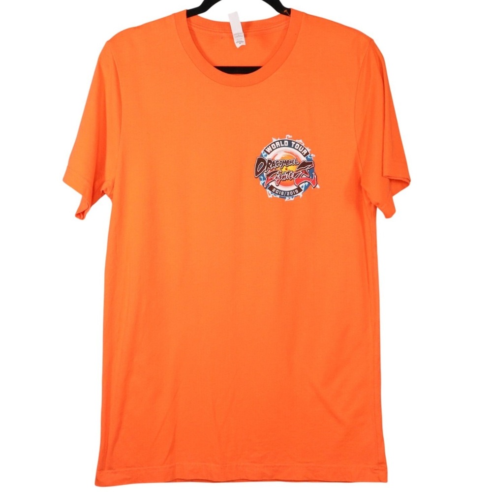DragonBall Z Fighter World Tour Shirt 2018/2019 Goku Men's Size M Orange Tee